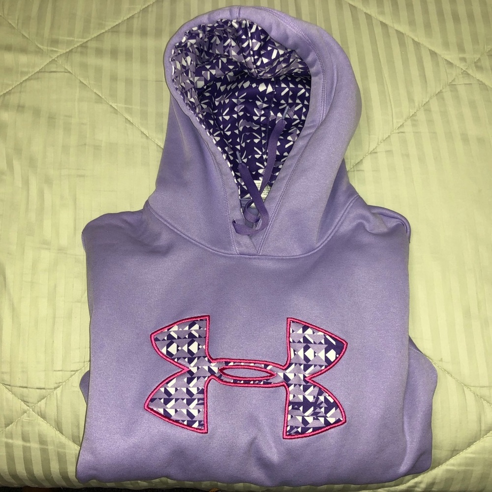 Under Armour athletic Lavender hoodie